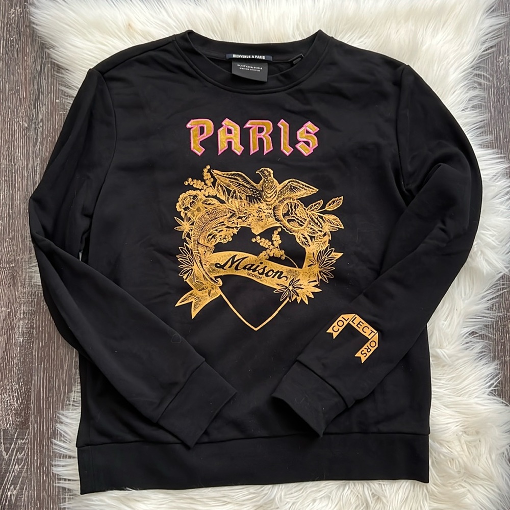 Scotch & Soda Paris crewneck sweatshirt